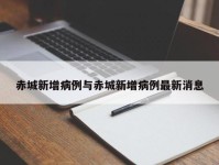 赤城新增病例与赤城新增病例最新消息