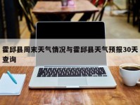 霍邱县周末天气情况与霍邱县天气预报30天查询