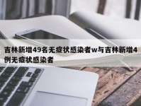 吉林新增49名无症状感染者w与吉林新增4例无症状感染者
