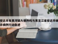 安达市有黑河输入病例吗与黑龙江省安达市确诊病例行动轨迹
