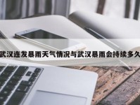 武汉连发暴雨天气情况与武汉暴雨会持续多久