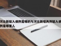河北新输入病例是哪的与河北新增两例输入病例是哪里人