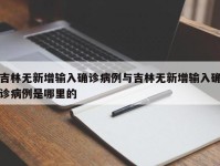 吉林无新增输入确诊病例与吉林无新增输入确诊病例是哪里的