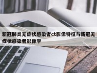 新冠肺炎无症状感染者ct影像特征与新冠无症状感染者影像学